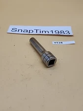 Snap-on Tools  1/2" Drive SAE 3/8" Deep 6 Point Chrome Socket  TS121A  USA 