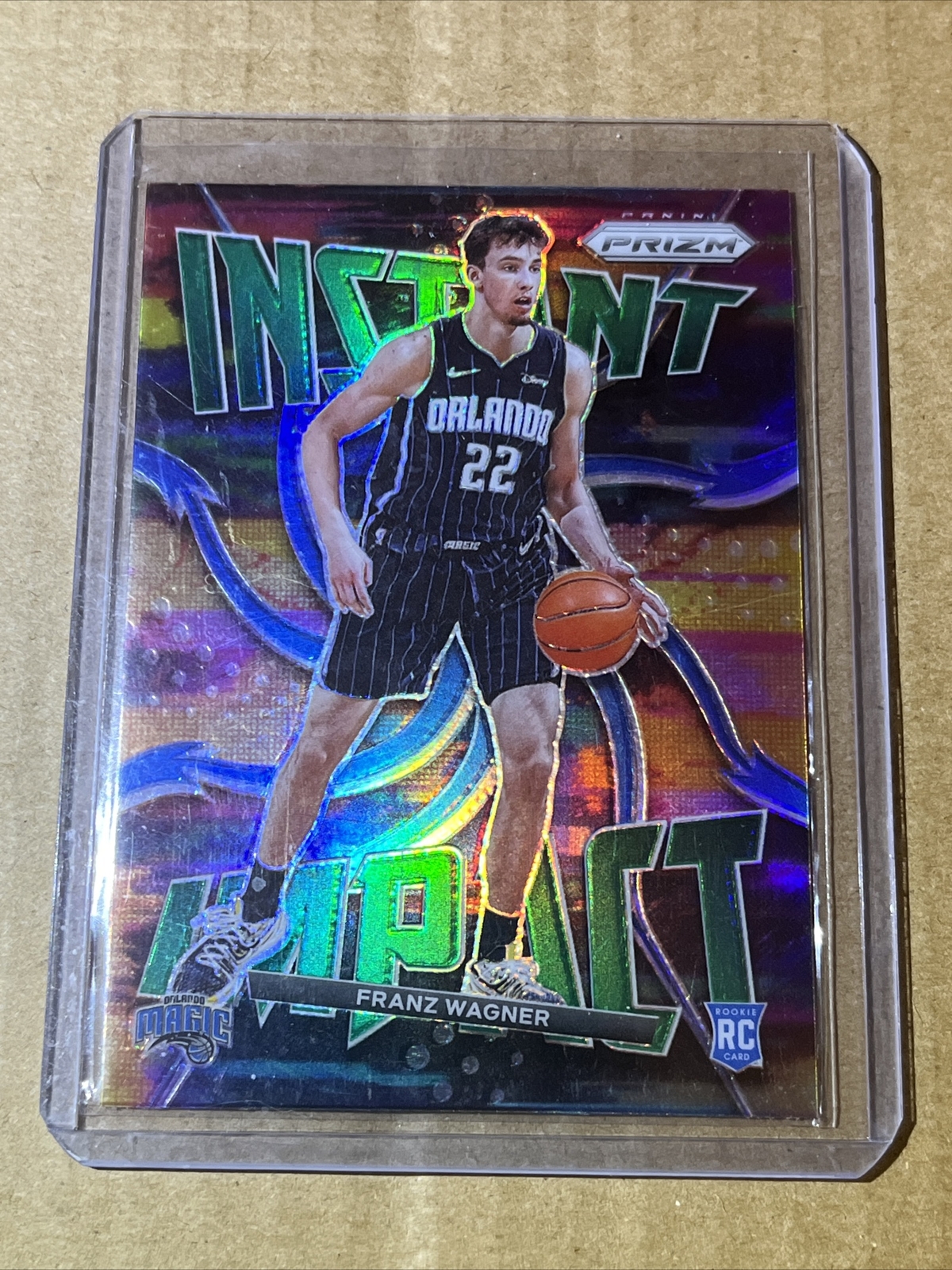2021-22 Panini Prizm #13 Franz Wagner RC Rookie Instant Impact Silver  Magic