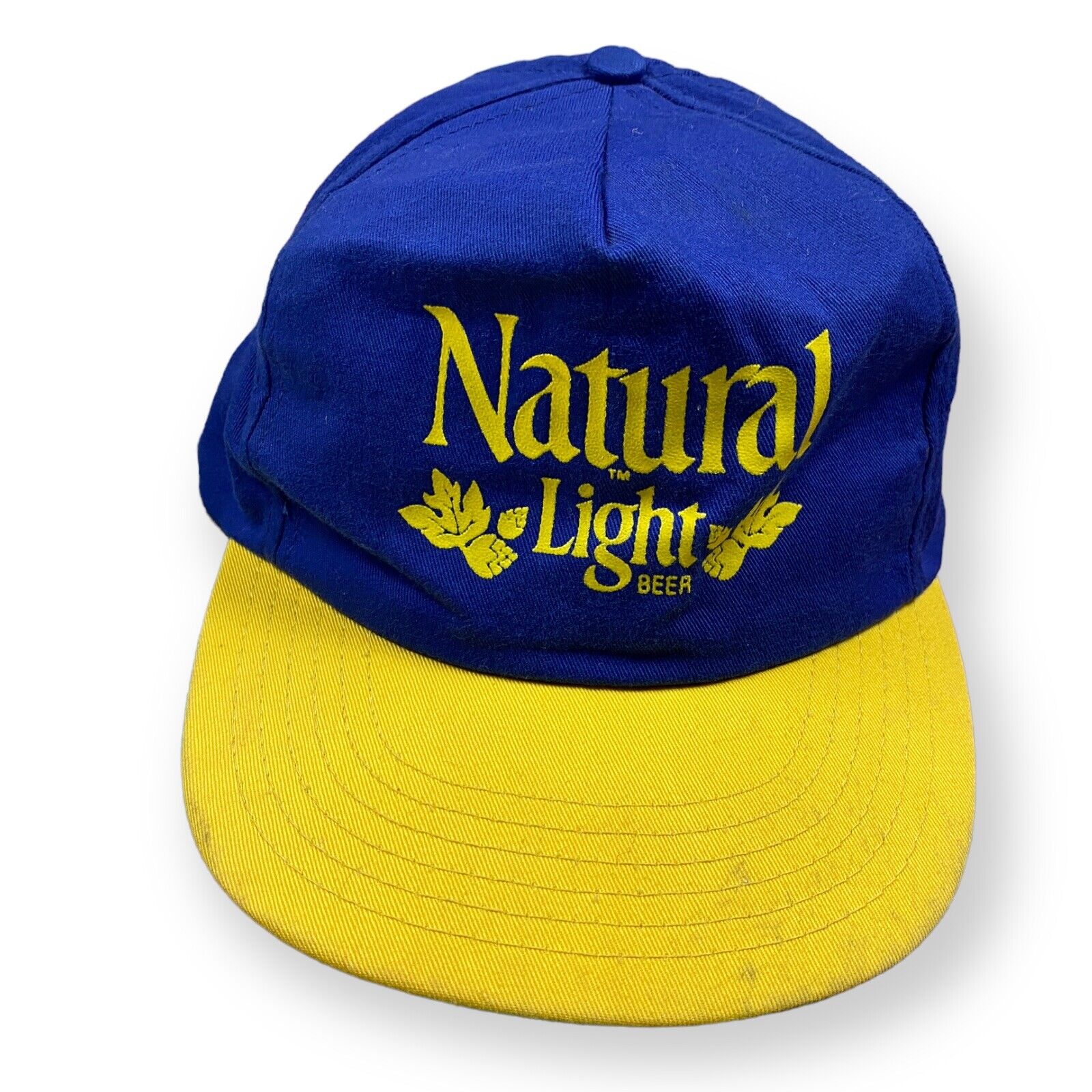 Vtg 90s NATURAL Natty LIGHT BEER Trucker SnapBack… - image 1
