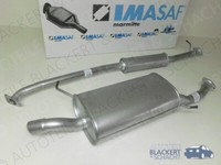 Imasaf Auspuffset Ab Kat für Mitsubishi Space Wagon 2.4 GDI 1998-2004 | Msd+Esd