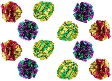 Original Mylar Crinkle Balls Cat Toys - 12 Pack