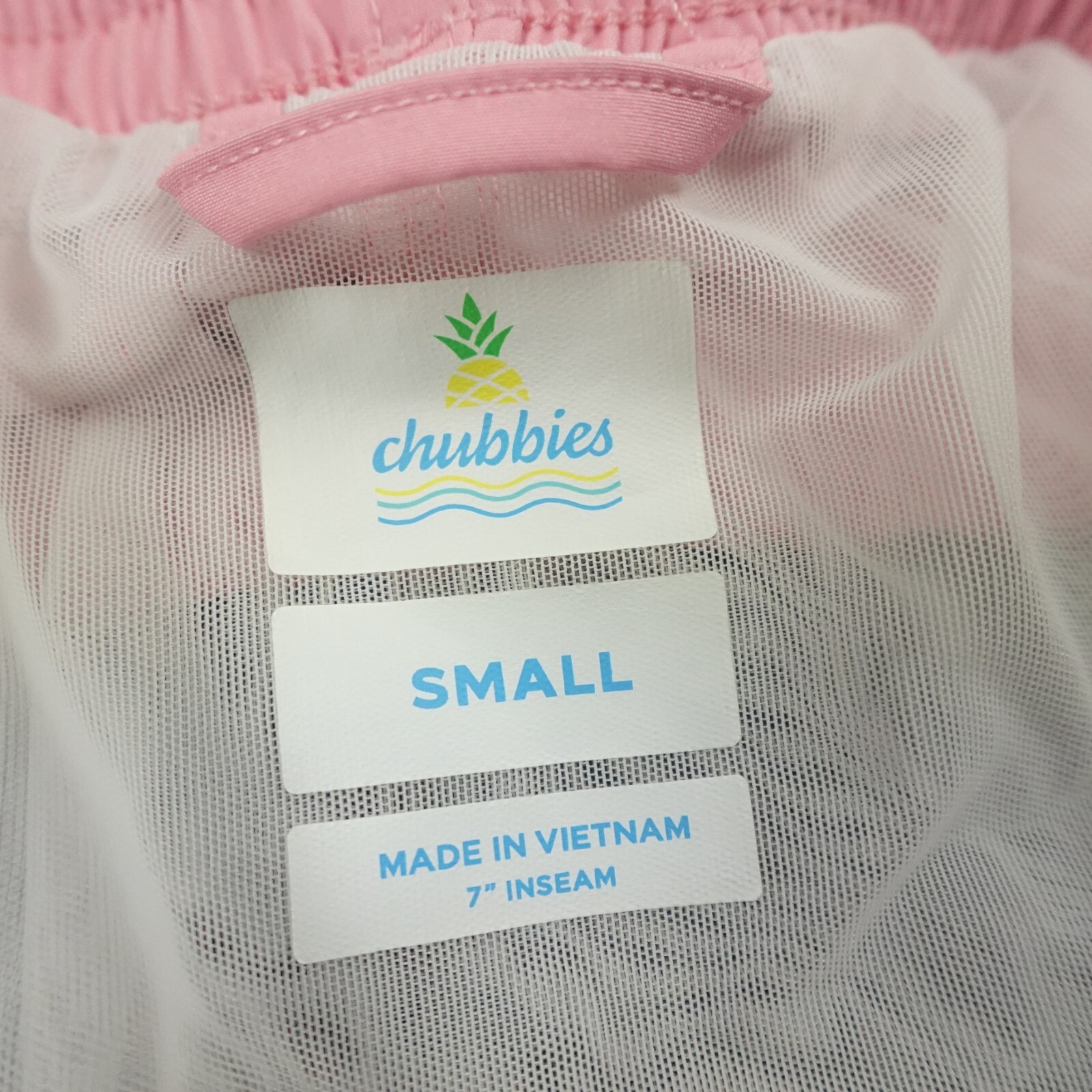 Chubbies Shorts Mens Small Pink Lined Classic Swim Trunk The On The Horizons -