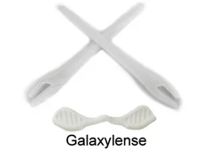 Galaxy Replacement Earsocks +Nose Pad For Oakley Radar EV Path/Pitch White