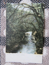 Vintage 1906 Roslin Rosslyn Castle Esk River Postcard