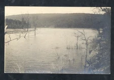 RPPC IRONTON MISSOURI LAKE KILLKARNEY CYKO MO. VINTAGE REAL PHOTO POSTCARD