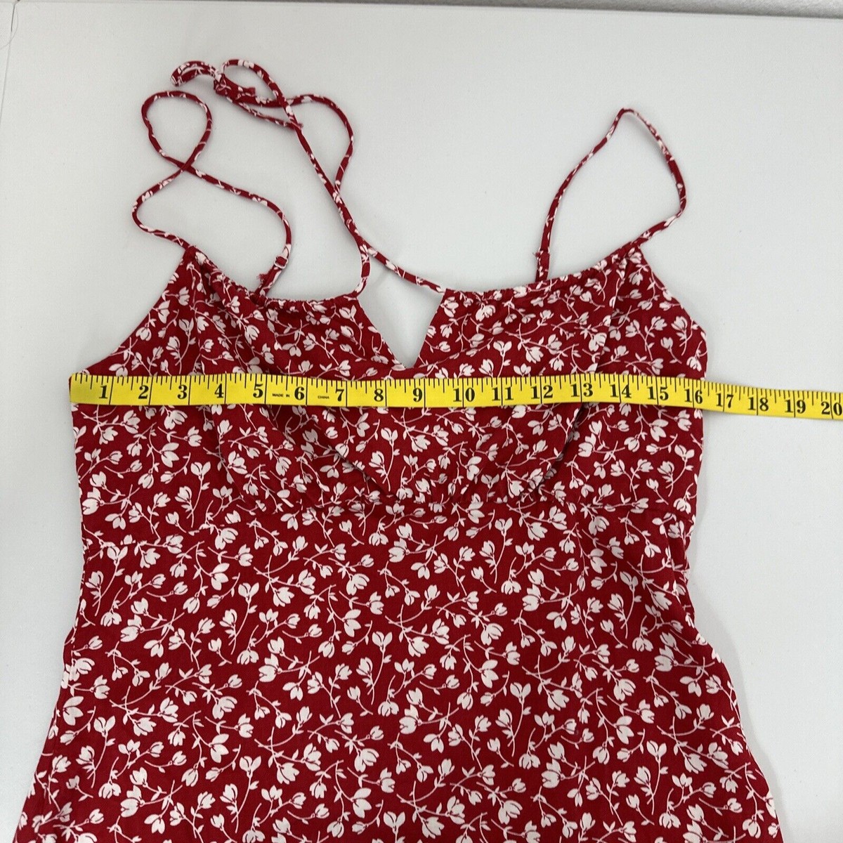 Reformation Dress Womens 6 Red Floral Mini Summer Zip Reformation Dress Womens 6 Red Floral Mini Summer Zip
