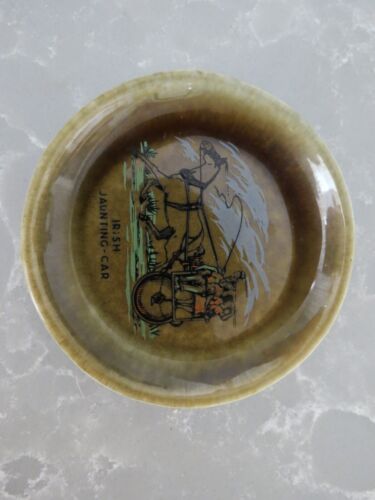 Vintage Wade Round Porcelain Trinket Dish Irish Jaunting - Car Ireland - Picture 3 of 5