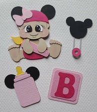 Birthday Memories Baby Girl  accessories. Scrapbook, Card Making Paper Piecing