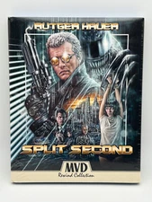 Split Second (1992) Blu-ray w/ Slipcover MVD Rutger Hauer 90s Sci-Fi Action NEW