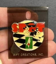 7-Up Spot Pinback 1989 Soda Mascot Gift Creations Pin