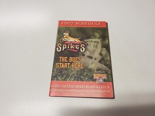 JS15 State College Spikes 2007 Minor Baseball Pocket Schedule - Wing Zone