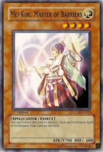 Mei-Kou, Master of Barriers - SDSC-EN016 - Common - Unlimited Edition x3 - Near
