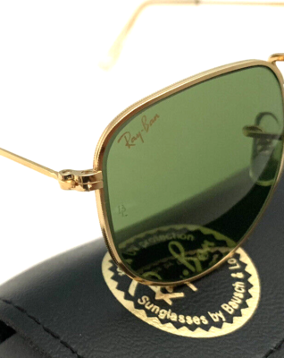 New RAY BAN B&L Arista Classic Gold Frame SUNGLASSES W0979 Tru