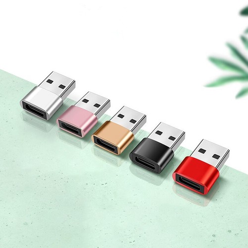 2 PACK Type-C female to USB male OTG adapter PD fast charge data cable new u - Zdjęcie 2 z 7