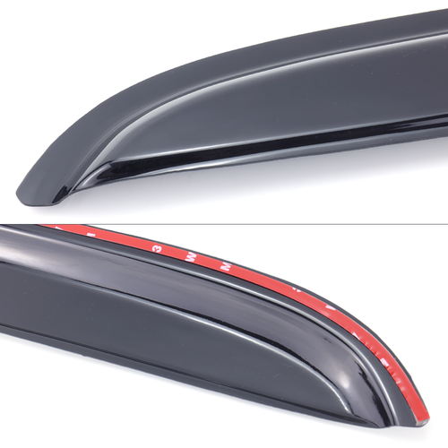 Dodge Ram 1500 2009-18 doble cabina ventana visera sombra lluvia protector solar con cinta de 3M - Imagen 5 de 6