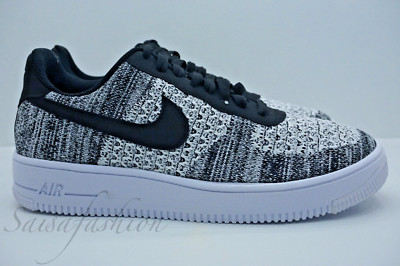 Nike Air Force 1 Flyknit 2.0 Black/White Oreo AV3042-001 Men's Sz 8.5