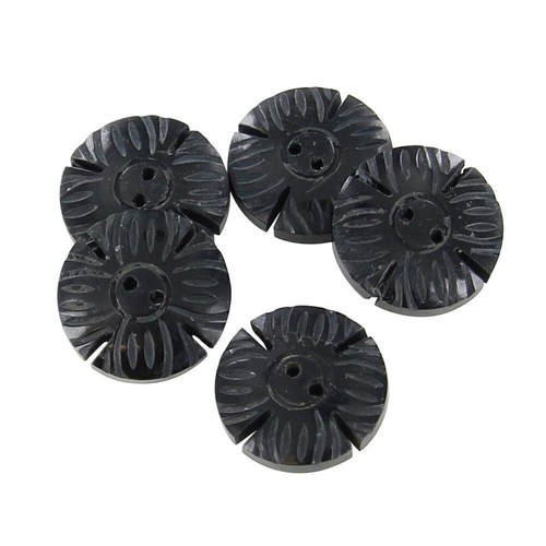 Lot of 25 Handmade Horn Renaissance Costume Layla Daisy Buttons WHOLESALE - Picture 2 of 4