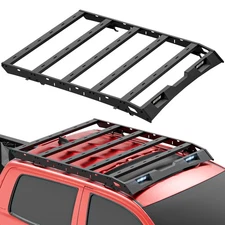 Roof Rack Cargo Basket Luggage Storage Holder for 2007-2021 Tundra CrewMax Cab