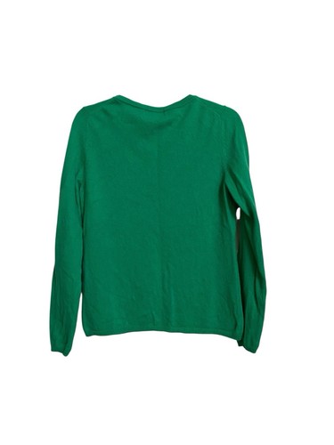 Peck & Peck Cashmere Sweater Crew Neck Size L Green Two Ply - Picture 2 of 4