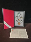 1988 Royal Canadian Mint 7 Coin Proof Set .500 Silver Dollar Sainte Maurice