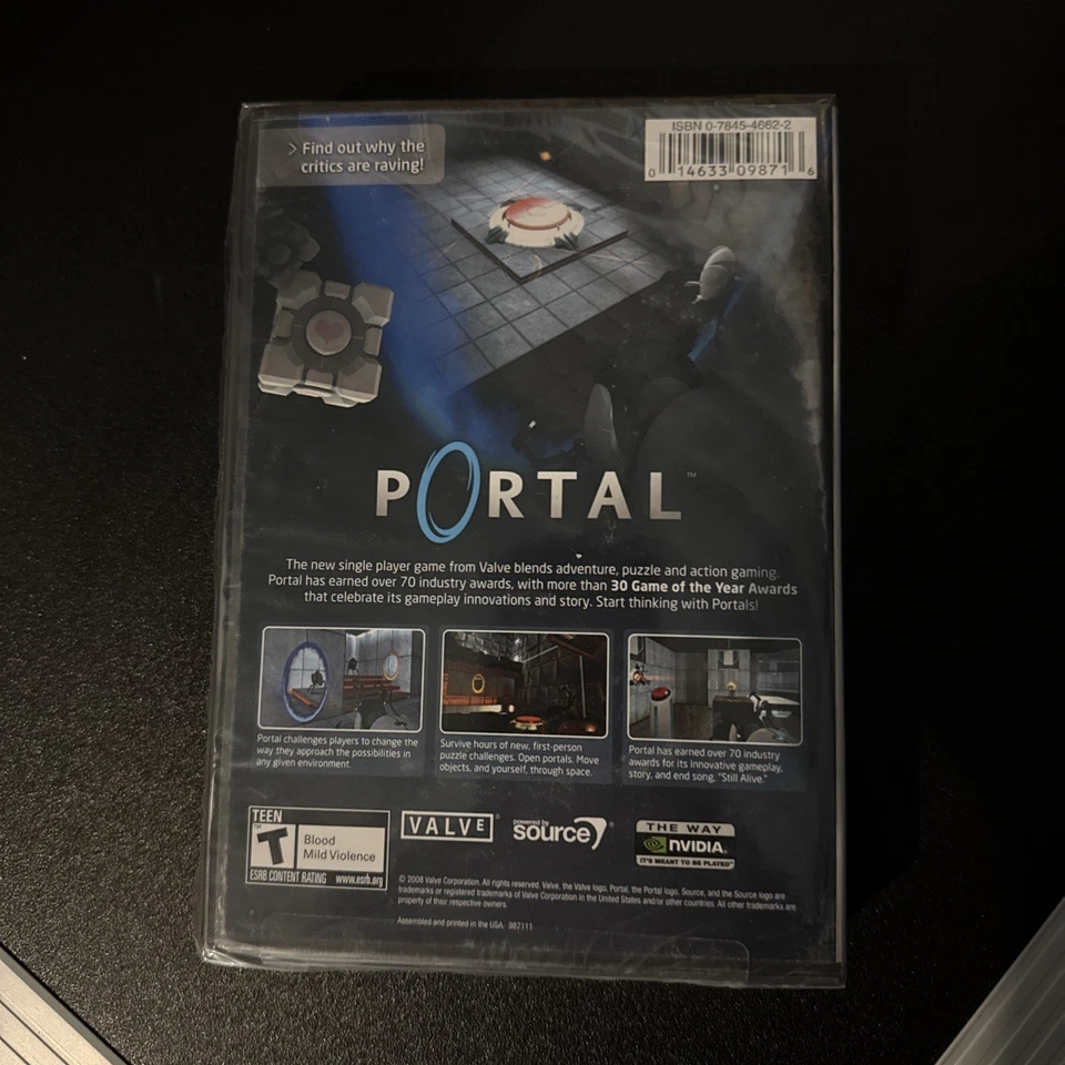 Portal 2007 PC A NEW SEALED FIRST PRINT - Image 2 of 2