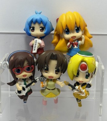 AS-IS READ Banpresto Petit EVA Evangelion School Festival Band Figure lot 5pc