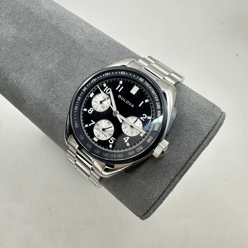 Bulova LE Lunar Pilot Timascus Quartz Chronograph Stainless St...