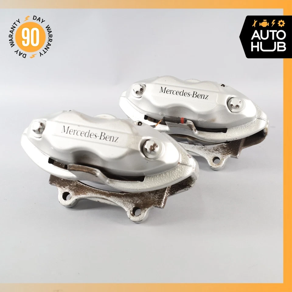 Juego de pinzas de freno delanteras izquierda y derecha Mercedes R230 SL550 S550 OEM Foto 3 de 4