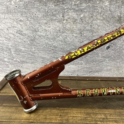 Vintage Schwinn Scrambler BMX 20 Inch Bike Frame Old School Brown