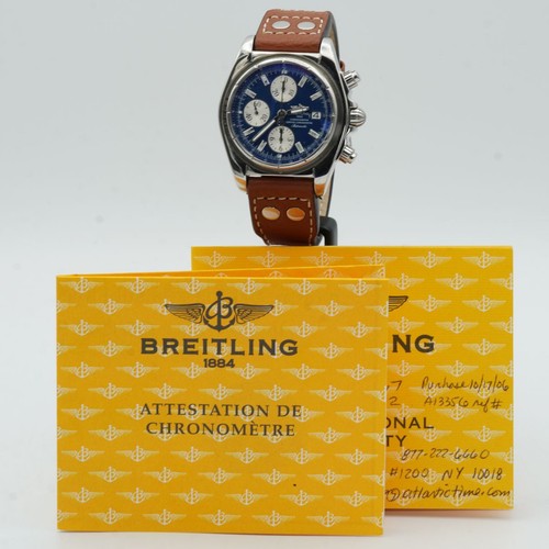 Breitling Chronomat Evolution A13356 Black Top Without Bezel - Picture 6 of 10