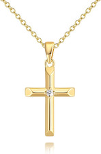 Cross Necklace for Women 14K Gold Cross Necklaces for Women Gold Crosses Chain P