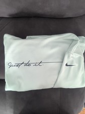 Nike Hooded Sweatshirt M Just Do It Hoodie Women Size Medium
