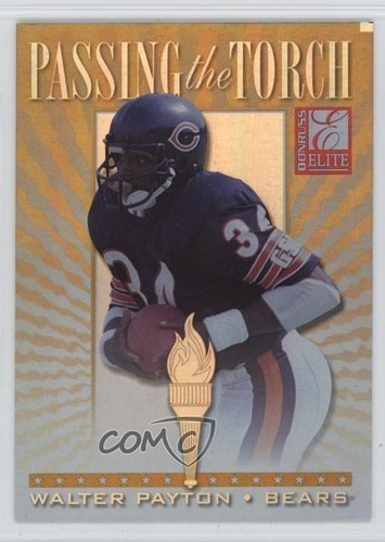 Walter Payton #5 card from 1999 Panini Donruss Elite Passing the Torch