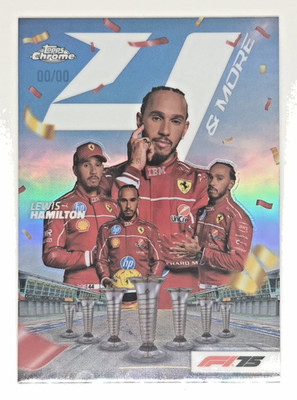 2025 Topps Chrome Formula 1 F1 - Lewis Hamilton 4 & More Refractor #4N-2