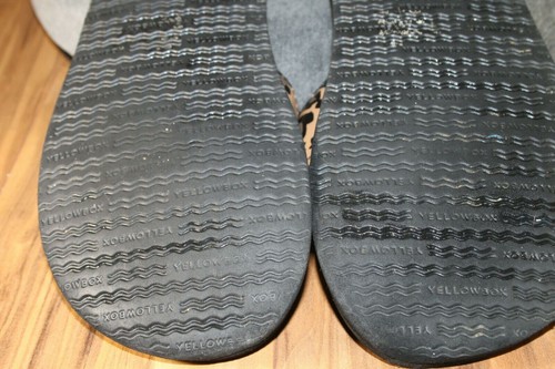 Yellow Box Women’s Wedge Flip Flops - Leopard / Cheetah Print Strap Size 9 EUC - Picture 6 of 12