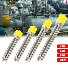 DN40 3-12KW For IMMERSION Tubular Water Heating Element Heater Thread-Solar
