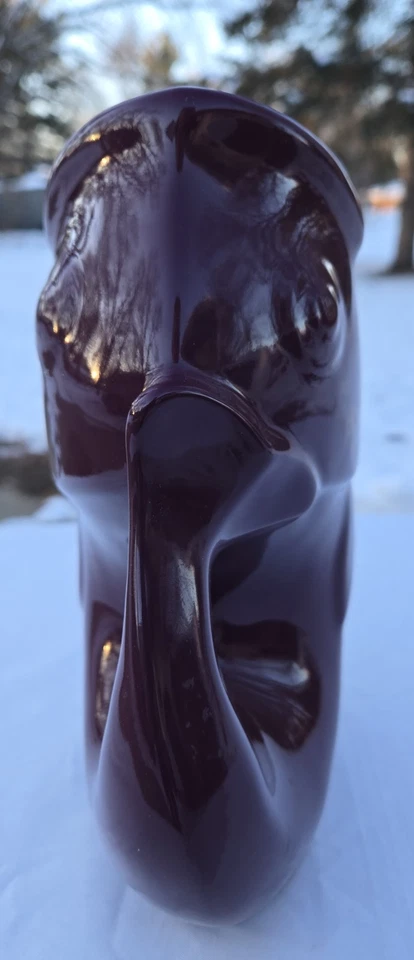 Borgoña 9,5 en 2006 Gurglepot jarra de pescado cerámica apta para lavavajillas bonita Foto 2 de 4