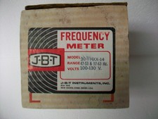 JBT 30-FHXX-14 60 Hz. FREQ. METER 100-130 V. Ac.