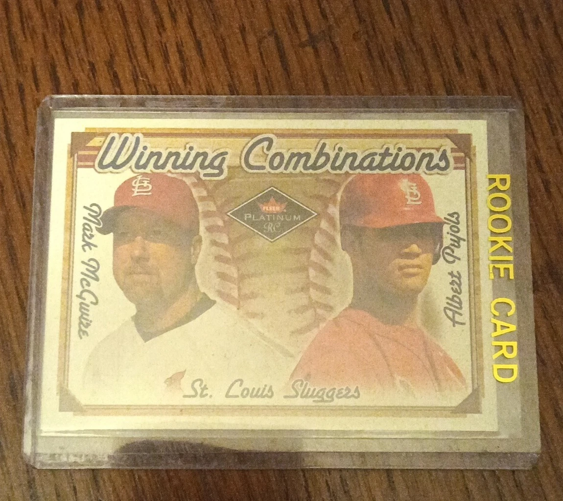 Fleer Albert Pujols Rookie Baseball Sports Trading Cards