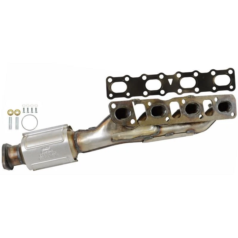 Left Catalytic Converter with Integrated Exhaust Manifold For 2016 Nissan NV2500 - Imagem 4 de 4
