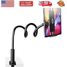 Gooseneck Tablet Phone Holder | Kindle Stand Holder for Bed | 33in Flexible L...