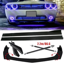 Front Bumper Lip Spoiler Splitter Car Body Rear For Dodge Challenger SRT R/T