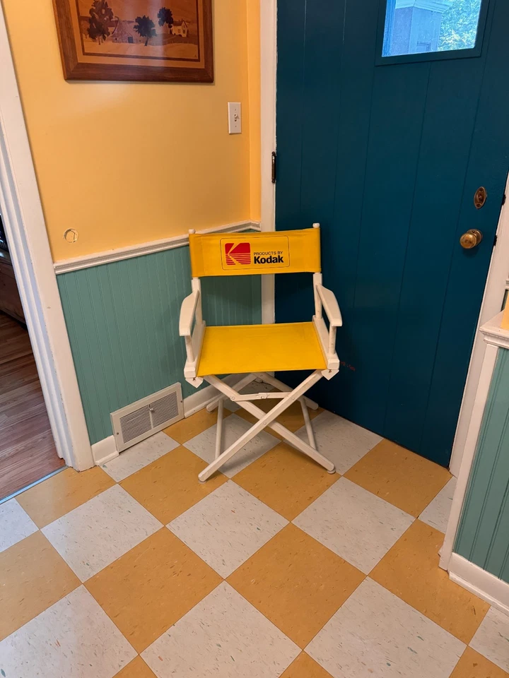 Telescópio de Filme Kodak Vintage Anos 80 Marca Diretor Cadeira Produtos da Kodak Raro - Imagem 4 de 4
