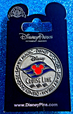 VHTF DISNEY CRUISE LINE 2012 DISNEY MAGIC, WONDER, DREAM & FANTASY DCL LOGO PIN