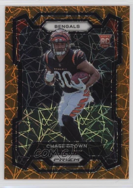 2023 Panini Prizm Rookies Lazer Prizm Chase Brown #318 1g9x
