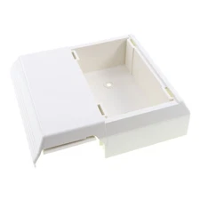 PANDUIT T45WC2IW PAN-WAY SURFACE RACEWAY T45 OFFSET DEVICE BOX, WHITE