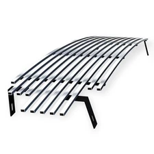 Fits 01-04 Toyota Tacoma Main Upper Polished Chrome Billet Grille Insert