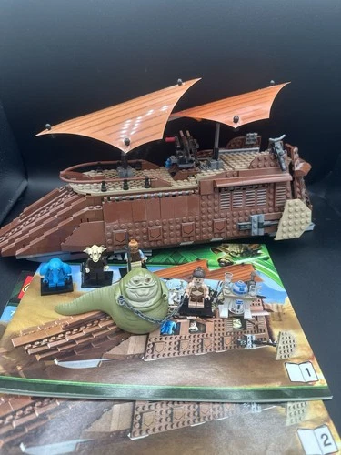 LEGO Star Wars: Jabba's Sail Barge (75020) W Mini Figures & Instructions