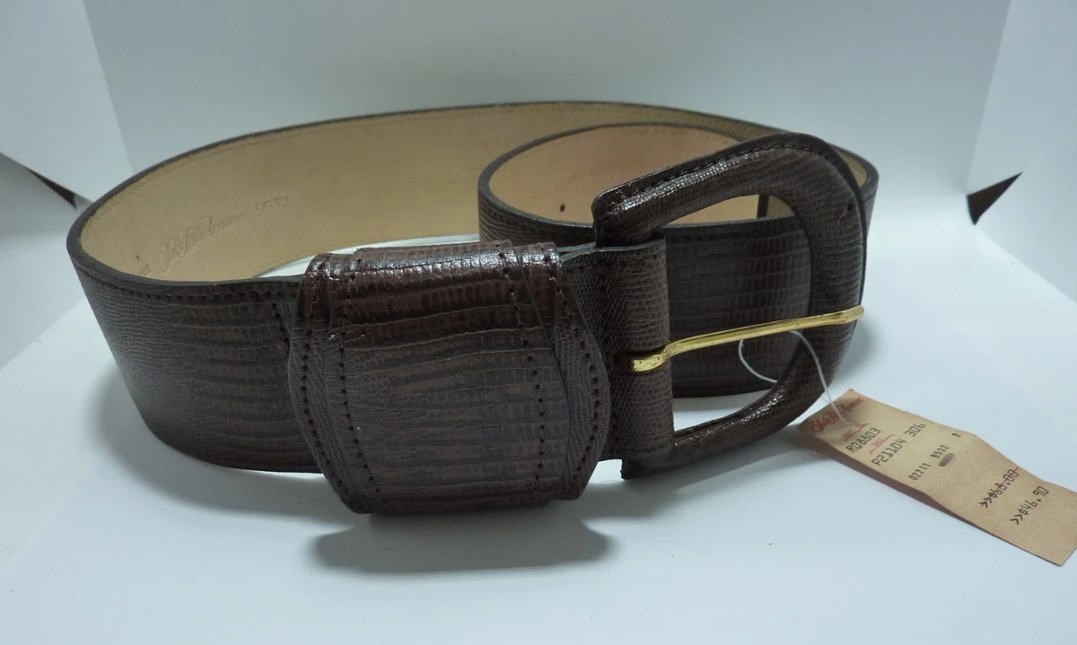 Vintage Saks Fifth Avenue Wide Patent Leather Belt Gold Medallion Baroque 80s v_26264712_1747344538817_bg_pr  main image 2