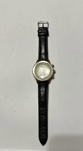 Stauer Hombre 17051 Cronógrafo Cuero Marrón Redondo 42mm Cuarzo Analógico Reloj 8 1/4" - Imagen 2 de 8